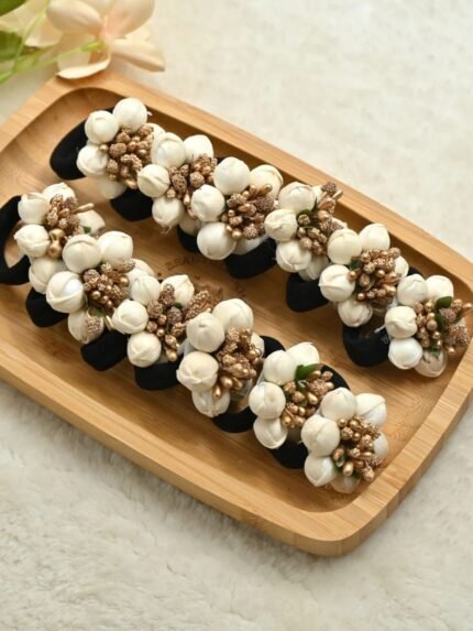 Malli Poo Hair Ties For Kids & Women (Pack of 6)